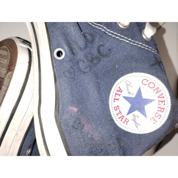 Converse Chuck Taylor All Star Tie DyeBlue Purple Hi Top Sneakers Size 12 Used - Picture 8 of 9